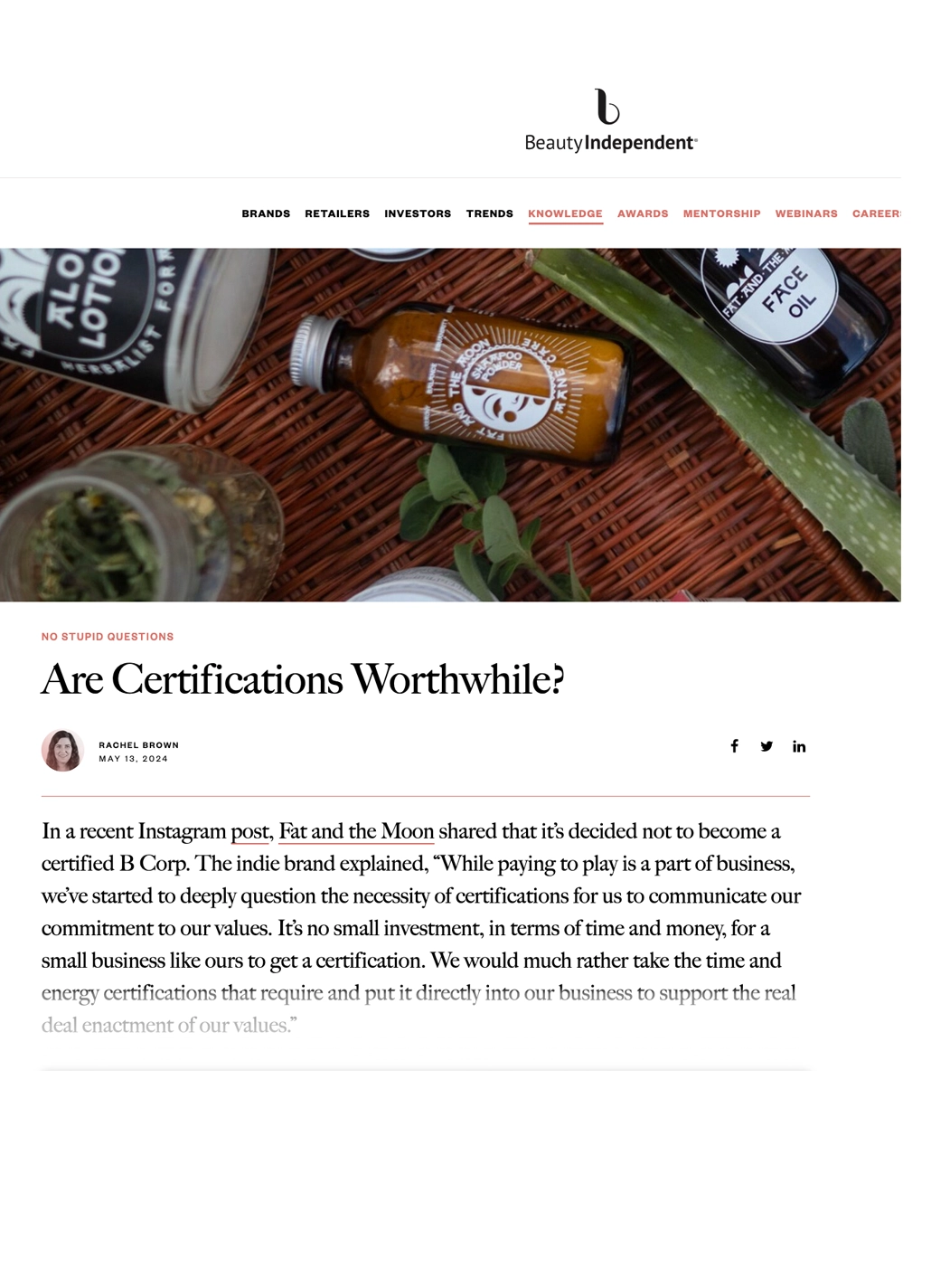 Beauty Independent -2 2025 beauty independent cosmetics and toiletries cosmetic design skincare article featured press