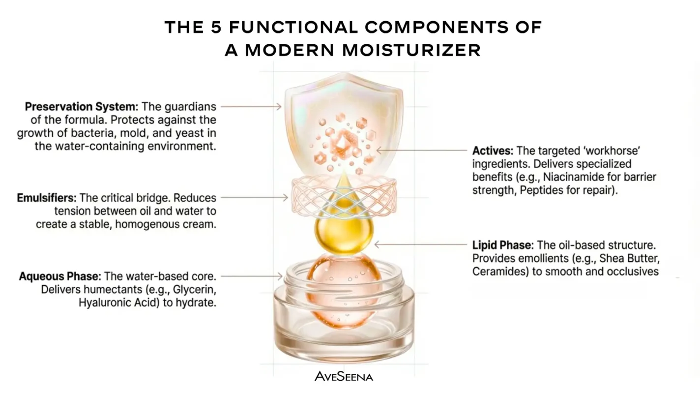 skincare science, sensitive skin moisturizer, inflammaging, niacinamide, peptides, skin barrier