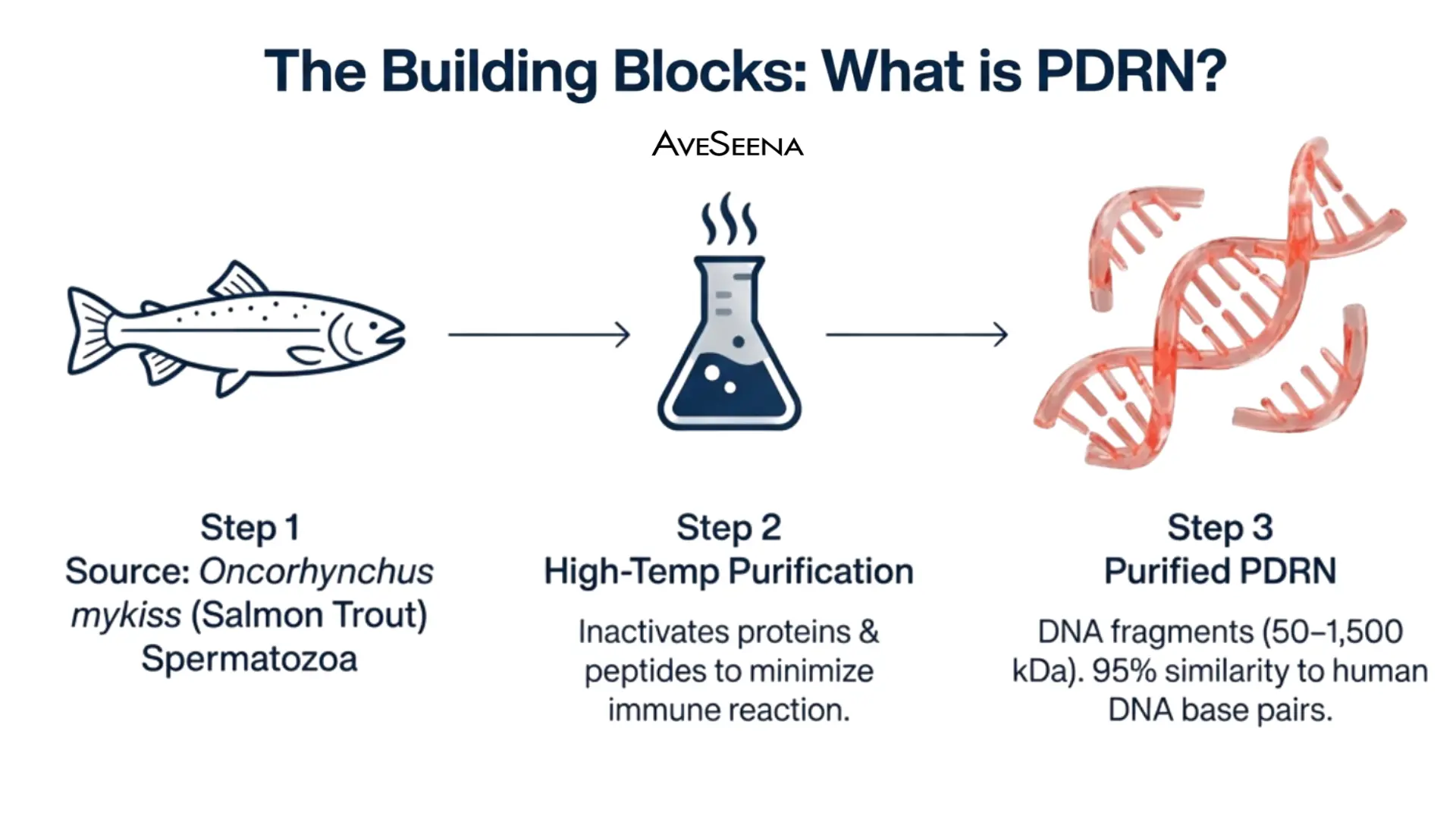Salmon DNA skincare laboratory research