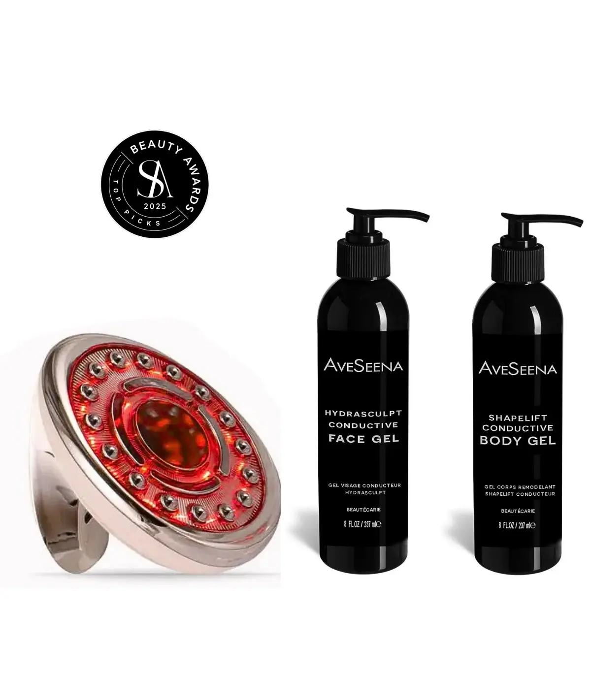 led light skincare bundle