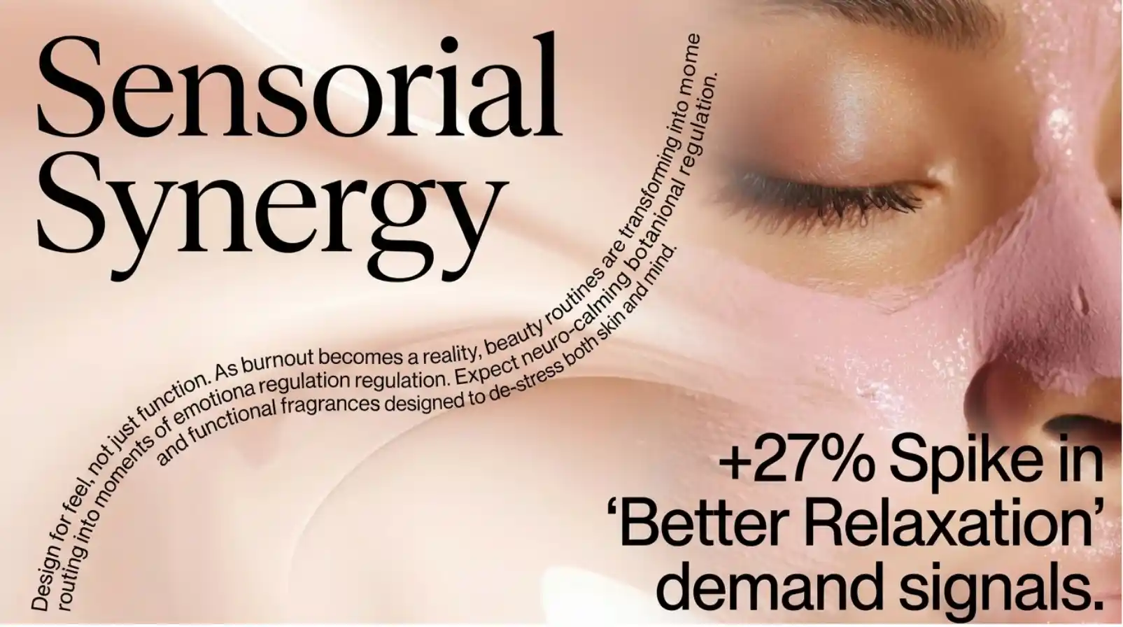 Sensorial Synergy editorial with +27% relaxation demand growth